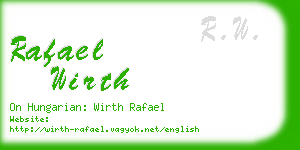 rafael wirth business card